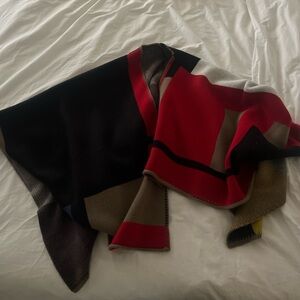 Colorful Geometric Patterned scarf Blanket